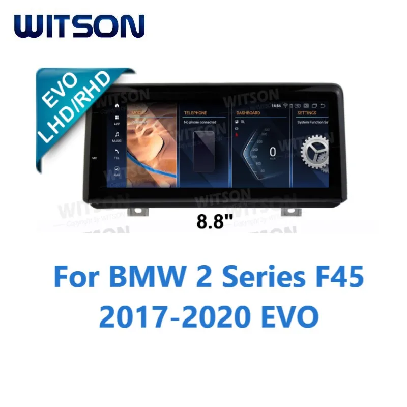 WITSON Android 13 авто стерео для BMW 2 серии F45 2017-2020 EVO Carplay Wifi GPS автомобильное радио аудио мультимедиа
WITSON Android 13 авто стерео для BMW 2 серии F45 2017-2020 EVO Carplay Wifi GPS автомобильное радио аудио мультимедиа