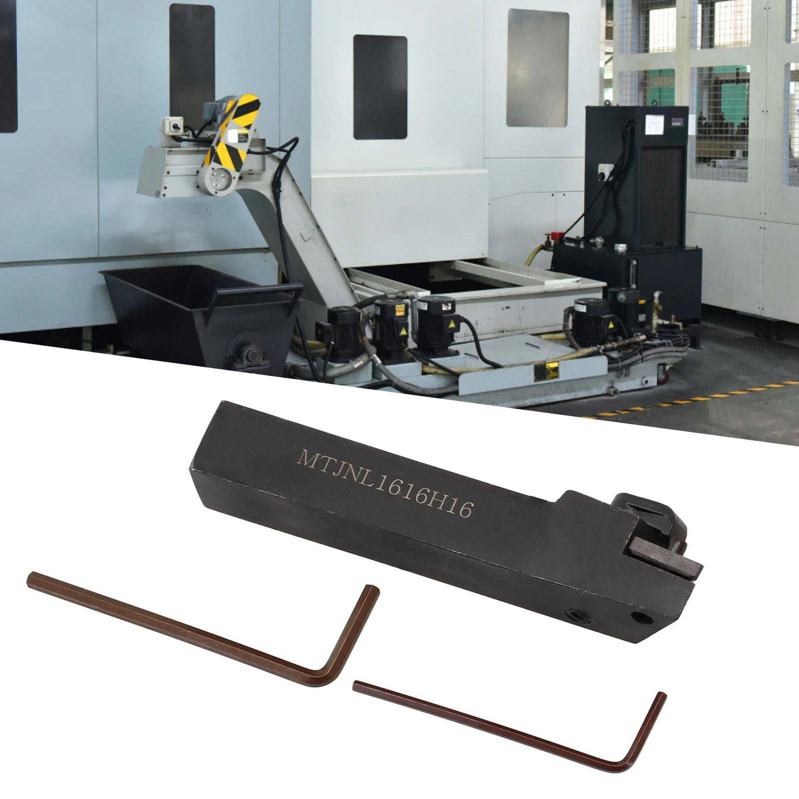 MTJNL 1616H16 External Turning Tool Holder For TNMG1604 Lathe Manufacturing Metal Processing CNC Commercial Supplies
MTJNL 1616H16 External Turning Tool Holder For TNMG1604 Lathe Manufacturing Metal Processing CNC Commercial Supplies