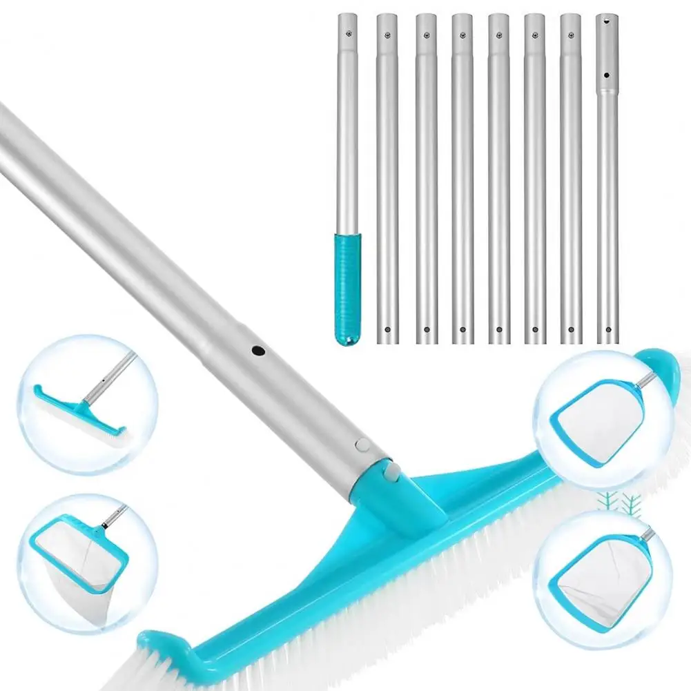 Swimming Pool Pole Adjustable Aluminum Swimming Pool Skimmer Net Pole Corrosion Resistant Accessories for Pool Maintenance
Swimming Pool Pole Adjustable Aluminum Swimming Pool Skimmer Net Pole Corrosion Resistant Accessories for Pool Maintenance