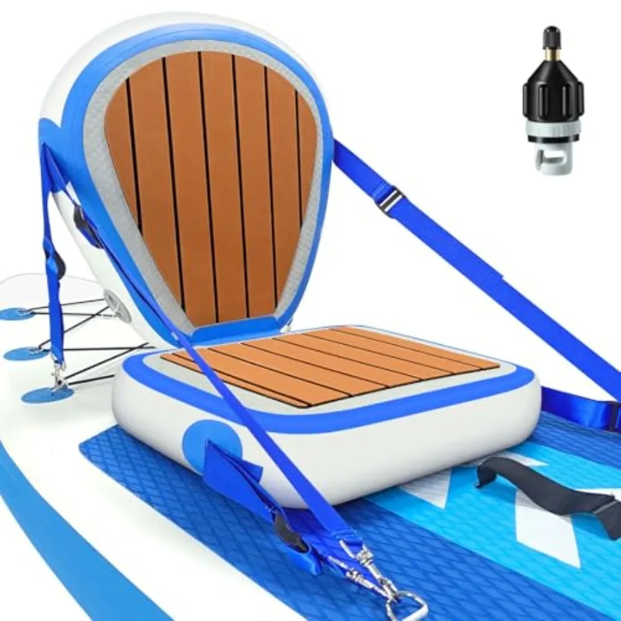 Inflatable Kayak Seat with Back Support Universal Sturdy Paddle Board Seats for Sit on Top Adjustable Blow Up Seat with Inflate
Inflatable Kayak Seat with Back Support Universal Sturdy Paddle Board Seats for Sit on Top Adjustable Blow Up Seat with Inflate