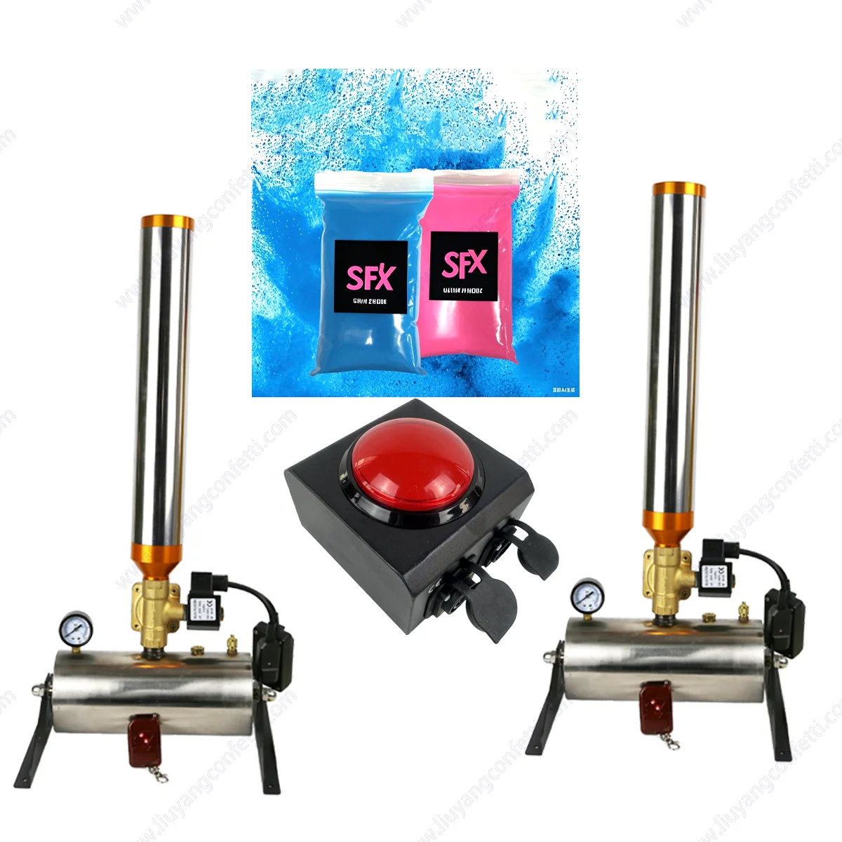 Gender Reveal Color Smoke Effect Remote Control Electronic Party Popper Spray Baby Shower Boy Girl Red Push Button Wedding Holi
Gender Reveal Color Smoke Effect Remote Control Electronic Party Popper Spray Baby Shower Boy Girl Red Push Button Wedding Holi