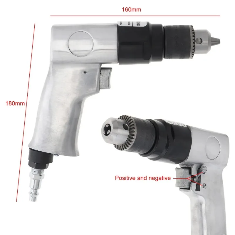 :Drill High-speed Cordless Pistol Type Pneumatic Gun Drill Reversible Air Drill for Hole Drilling
:Drill High-speed Cordless Pistol Type Pneumatic Gun Drill Reversible Air Drill for Hole Drilling