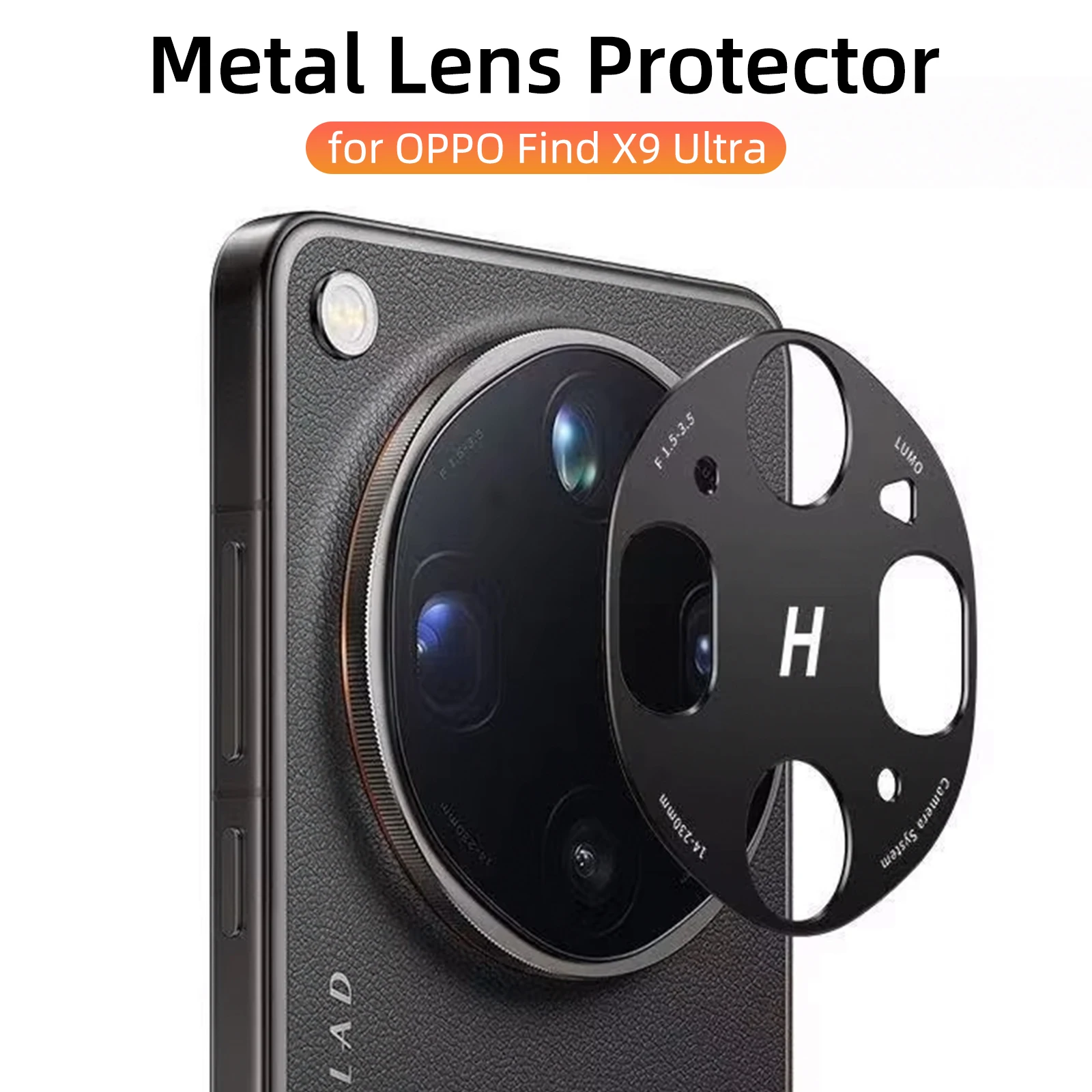 Aluminum Metal Camera Lens Protector for OPPO Find X9 Ultra Back Camera Lens Cover Anti-Scratch Protection Film Accessories
Aluminum Metal Camera Lens Protector for OPPO Find X9 Ultra Back Camera Lens Cover Anti-Scratch Protection Film Accessories