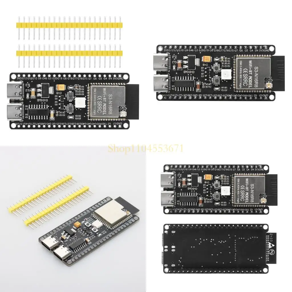 Best Seller ESP32S3 Development Board For AI Voice Interaction And Wireless Communication For IoTs And Robotics Enthusiasts
Best Seller ESP32S3 Development Board For AI Voice Interaction And Wireless Communication For IoTs And Robotics Enthusiasts