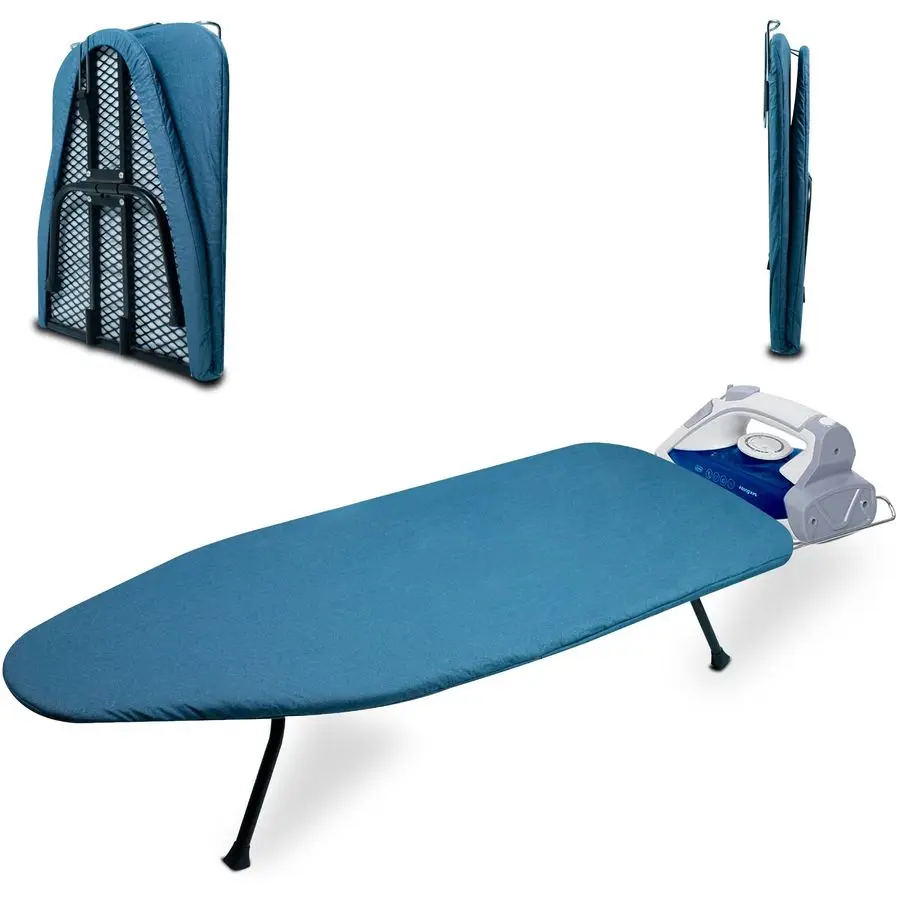 Mesh Panel Tabletop Ironing Board Foldable Iron Board Heavy Duty Small Iron Board with Heat Resistant Cover and 100 Cotton 8mm T
Mesh Panel Tabletop Ironing Board Foldable Iron Board Heavy Duty Small Iron Board with Heat Resistant Cover and 100 Cotton 8mm T