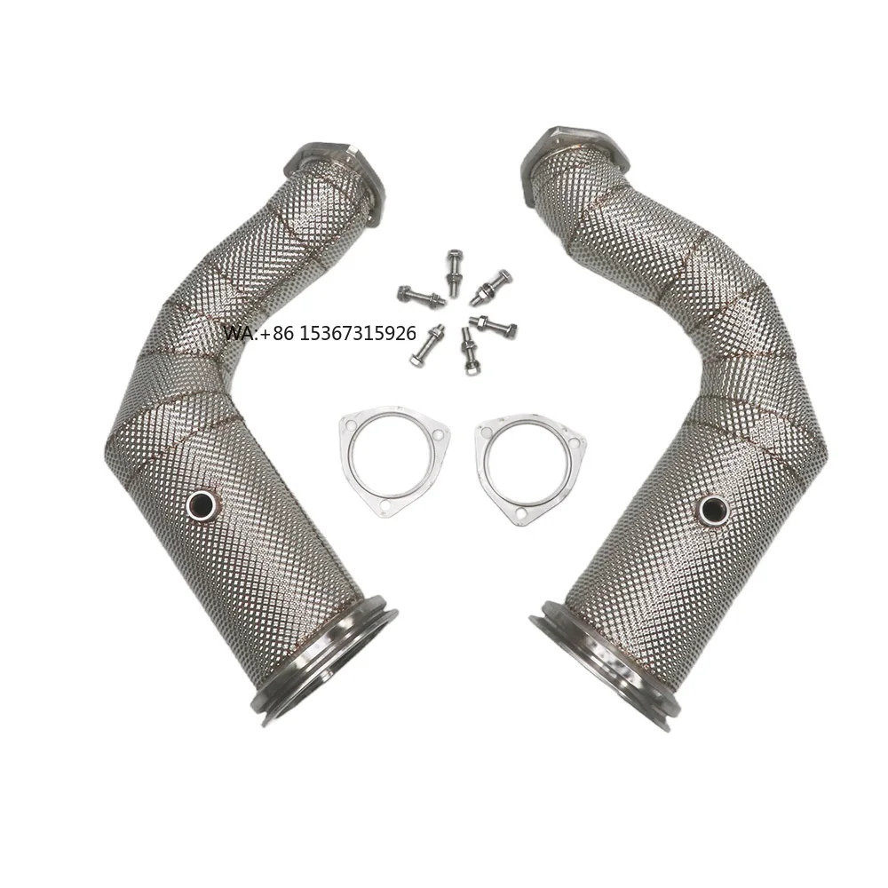 2018+ 4.0T Header Exhaust Downpipe 304 Stainless Steel Direct Fit Exhaust Pipes
2018+ 4.0T Header Exhaust Downpipe 304 Stainless Steel Direct Fit Exhaust Pipes