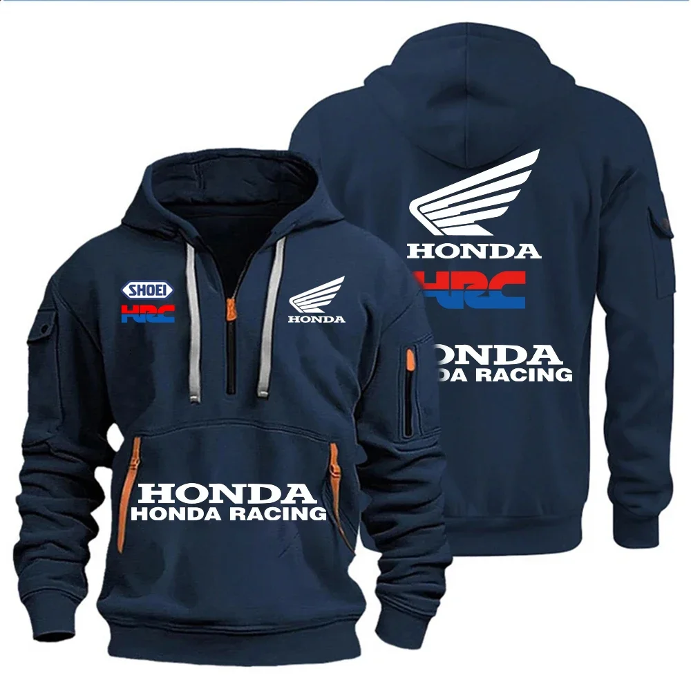 Honda Racing's Autumn And Winter Men's Clothing Features Multi-Zipper Design Hoodies, Casual Sportswear And Loose Hooded
Honda Racing's Autumn And Winter Men's Clothing Features Multi-Zipper Design Hoodies, Casual Sportswear And Loose Hooded