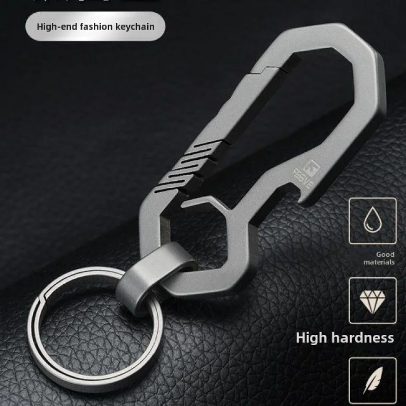 Titanium Alloy Key Chain Ring Men's and Women's Stainless Steel Metal Automobile Hanging Ornament Creative Gift Personality
Titanium Alloy Key Chain Ring Men's and Women's Stainless Steel Metal Automobile Hanging Ornament Creative Gift Personality