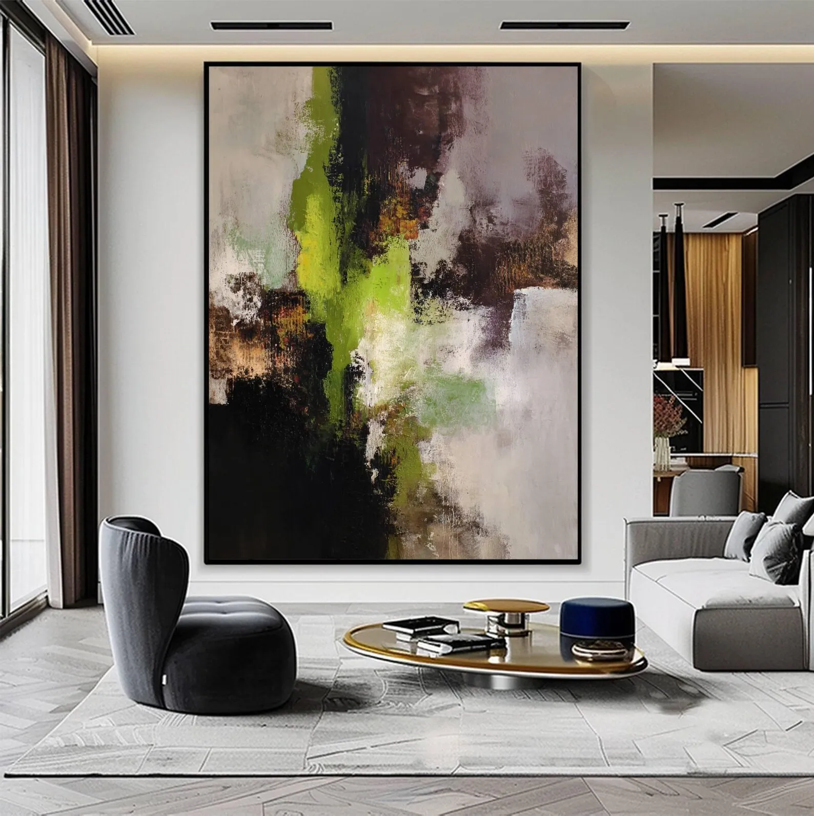 Mhemyo Dark Brown And Olive Green Abstract Hand Painted Wall Art Earthy Modern Oil Painting Neutral Minimalist For Living Decor
Mhemyo Dark Brown And Olive Green Abstract Hand Painted Wall Art Earthy Modern Oil Painting Neutral Minimalist For Living Decor