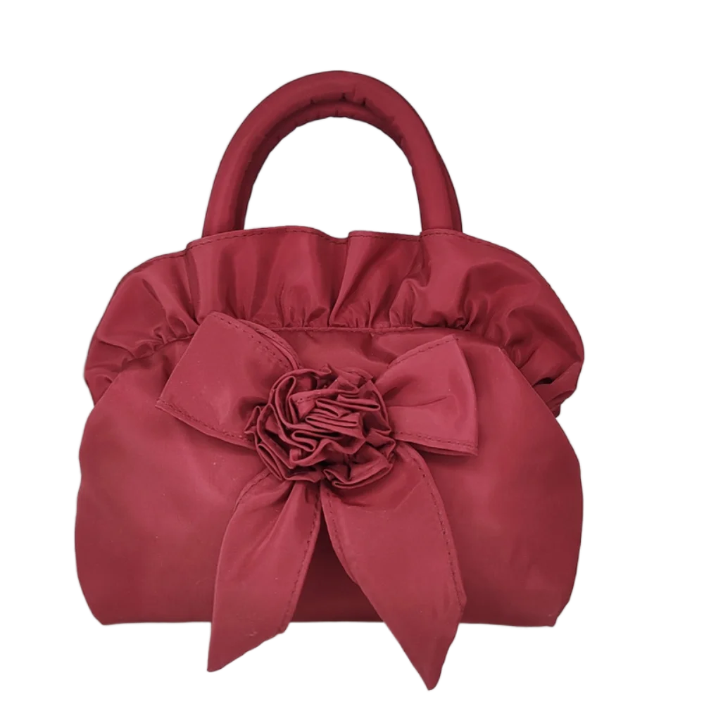 Lolita Flowers Women Bowknot Bag Zipper Soft Gothic Handheld Purse Solid Color with Handle Ladies Handbag Summer
Lolita Flowers Women Bowknot Bag Zipper Soft Gothic Handheld Purse Solid Color with Handle Ladies Handbag Summer