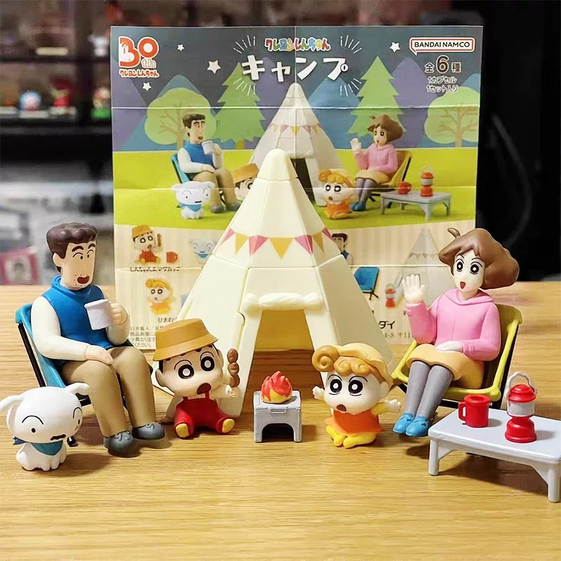 Фигурка оригинального лагеря Crayon Shinchan, 6 шт. в наборе, новохара, шаннокки, Хироши, Миса, химария, Широ, кемпинг, Декор, Рождественский подарок
Фигурка оригинального лагеря Crayon Shinchan, 6 шт. в наборе, новохара, шаннокки, Хироши, Миса, химария, Широ, кемпинг, Декор, Рождественский подарок