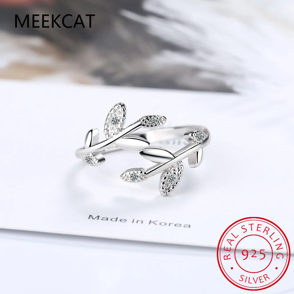Real 925 Sterling Silver Leaves Plant Adjustable Ring For Fashion Women Fine Jewelry Cute Minimalist Accessories
Real 925 Sterling Silver Leaves Plant Adjustable Ring For Fashion Women Fine Jewelry Cute Minimalist Accessories