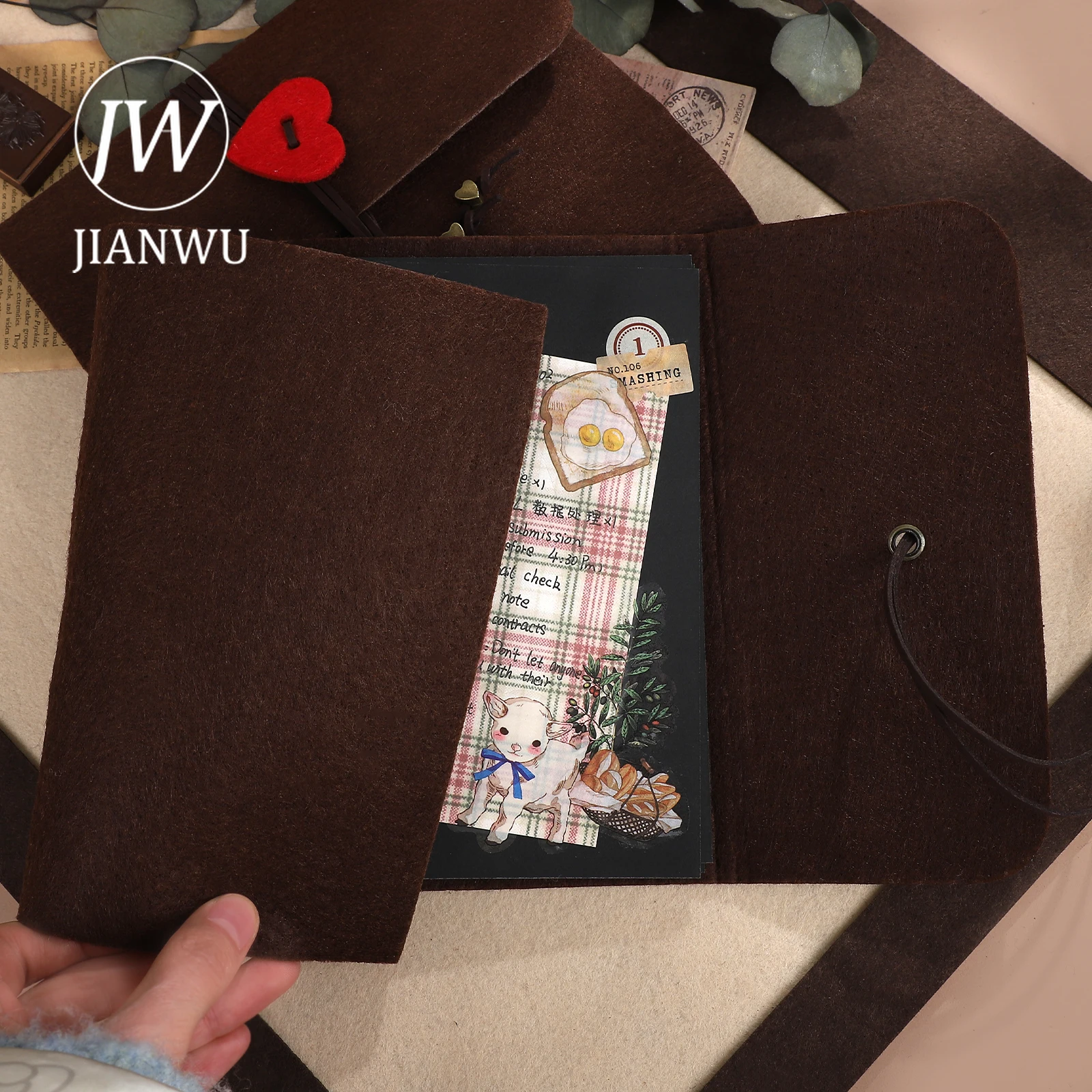 JIANWU Vintage Felt Paste Photo Album Black Inner Page Material Student Loose-leaf Album Creative Journal Supplies Stationery
JIANWU Vintage Felt Paste Photo Album Black Inner Page Material Student Loose-leaf Album Creative Journal Supplies Stationery