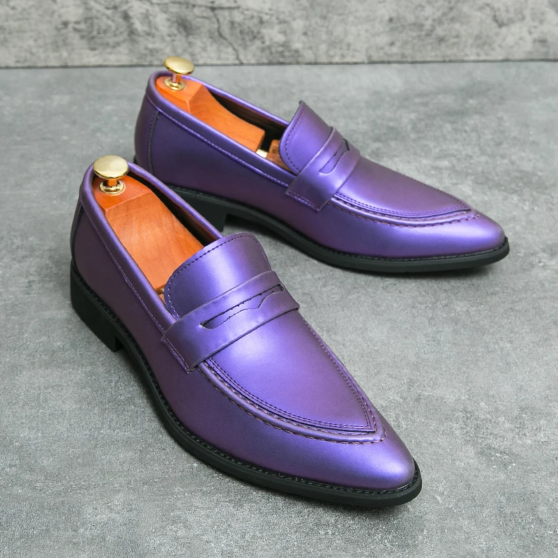 High End Brand Men's Loafers Pointed Toe Dress Shoes Luxurious Golden Men's Business Shoes Soft Soles Anti Slip Big Size:38-47
High End Brand Men's Loafers Pointed Toe Dress Shoes Luxurious Golden Men's Business Shoes Soft Soles Anti Slip Big Size:38-47