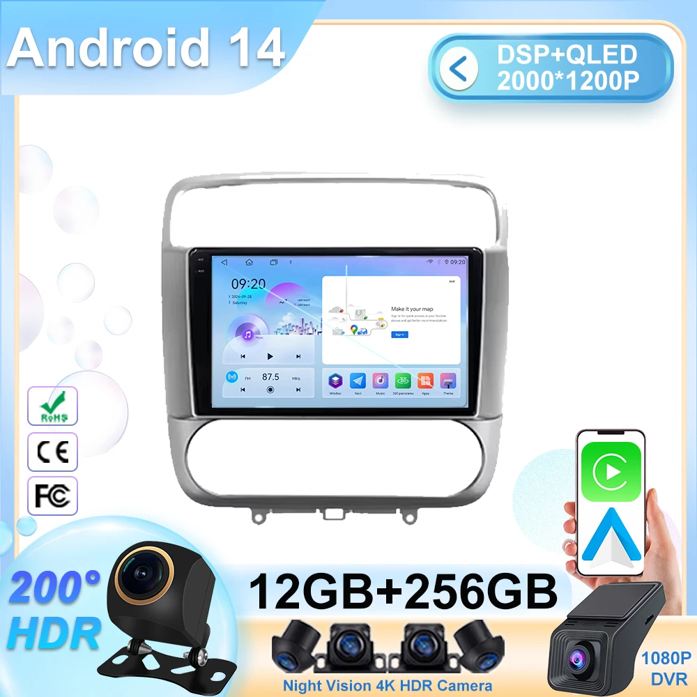 HDR QLED Android 14 For Honda Stream 1 2000 - 2006 Car Radio Stereo Multimedia Player GPS Navigation High-performance Screen
HDR QLED Android 14 For Honda Stream 1 2000 - 2006 Car Radio Stereo Multimedia Player GPS Navigation High-performance Screen