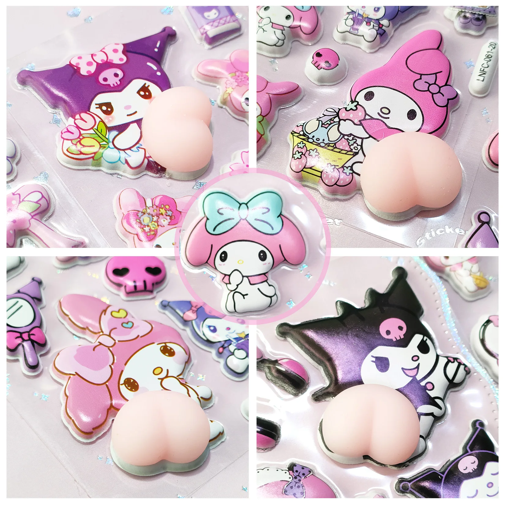 Sanrio 3D Soft Cute Stickers - Pinchable Butt Stress Relief Decals Great for Kids Cartoon Decor & Perfect Gifts
Sanrio 3D Soft Cute Stickers - Pinchable Butt Stress Relief Decals Great for Kids Cartoon Decor & Perfect Gifts