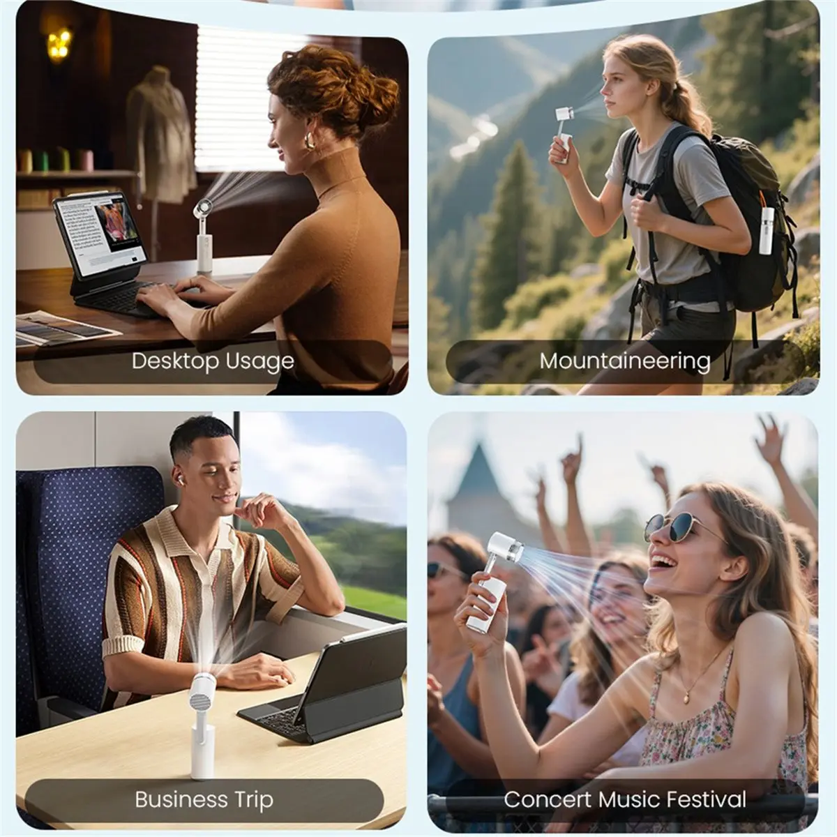 HGHO 18000rpm Portable Allin-One Fan Handheld Foldable Mini Fan with Light 5-Speed & 3-Light Selection Type-C Charging Port
HGHO 18000rpm Portable Allin-One Fan Handheld Foldable Mini Fan with Light 5-Speed & 3-Light Selection Type-C Charging Port