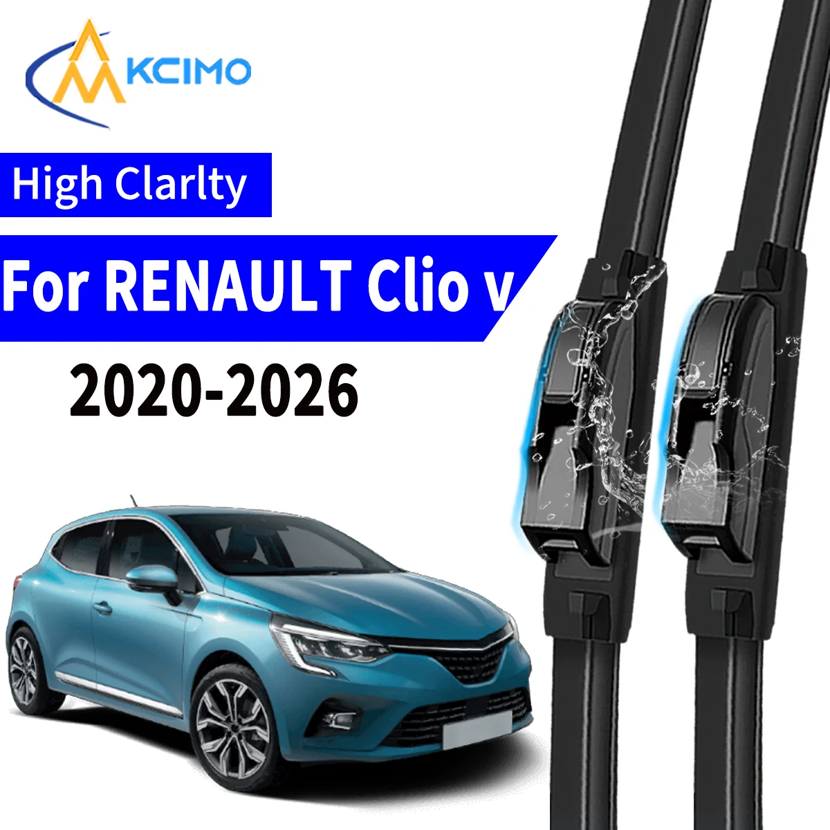 2pcs Car Wiper For RENAULT Clio v hatchback 2020-2026 Front Windscreen Wiper Blade Silent Soft Rubber
2pcs Car Wiper For RENAULT Clio v hatchback 2020-2026 Front Windscreen Wiper Blade Silent Soft Rubber