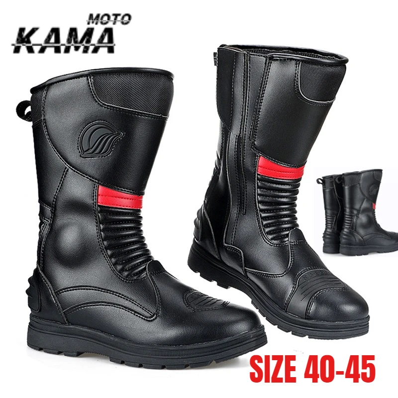 HOT Motorcycle Boots Men High Boots Dirt Bike Botas Motocross Botas Moto Trunk Botas Moto Hombre Motorboats Equipment
HOT Motorcycle Boots Men High Boots Dirt Bike Botas Motocross Botas Moto Trunk Botas Moto Hombre Motorboats Equipment