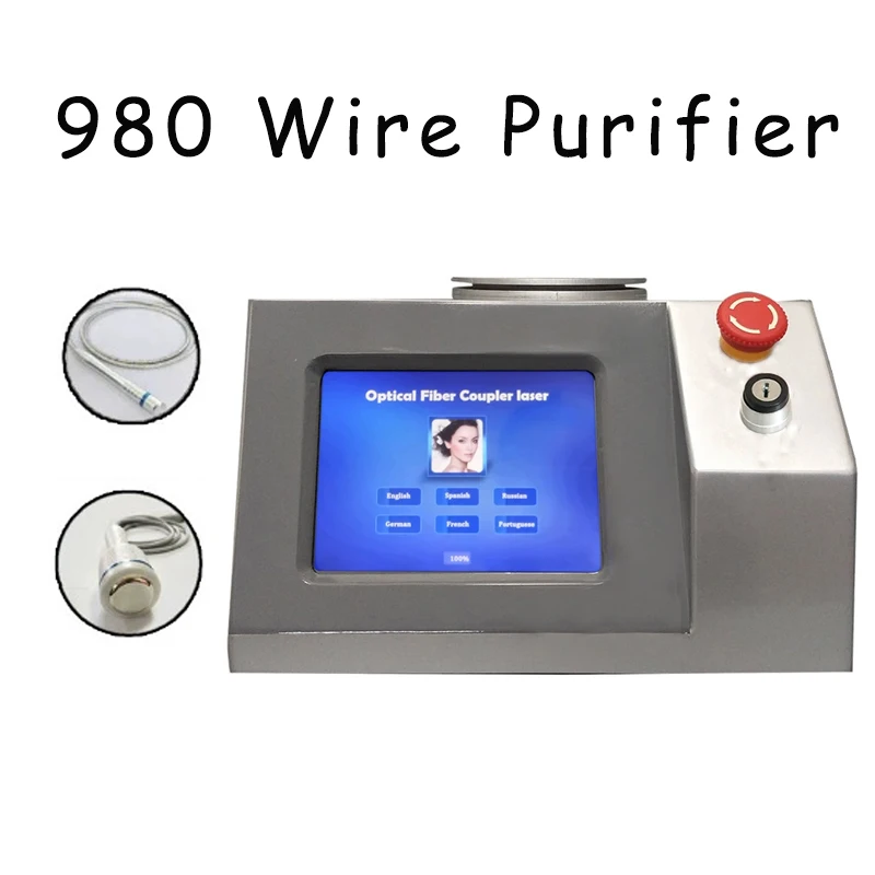 980nm Hair Purifier for Removing Red Blood Vessels, Flushing, and Cleaning the Face, Used in Multi-Functional Beauty Salons
980nm Hair Purifier for Removing Red Blood Vessels, Flushing, and Cleaning the Face, Used in Multi-Functional Beauty Salons