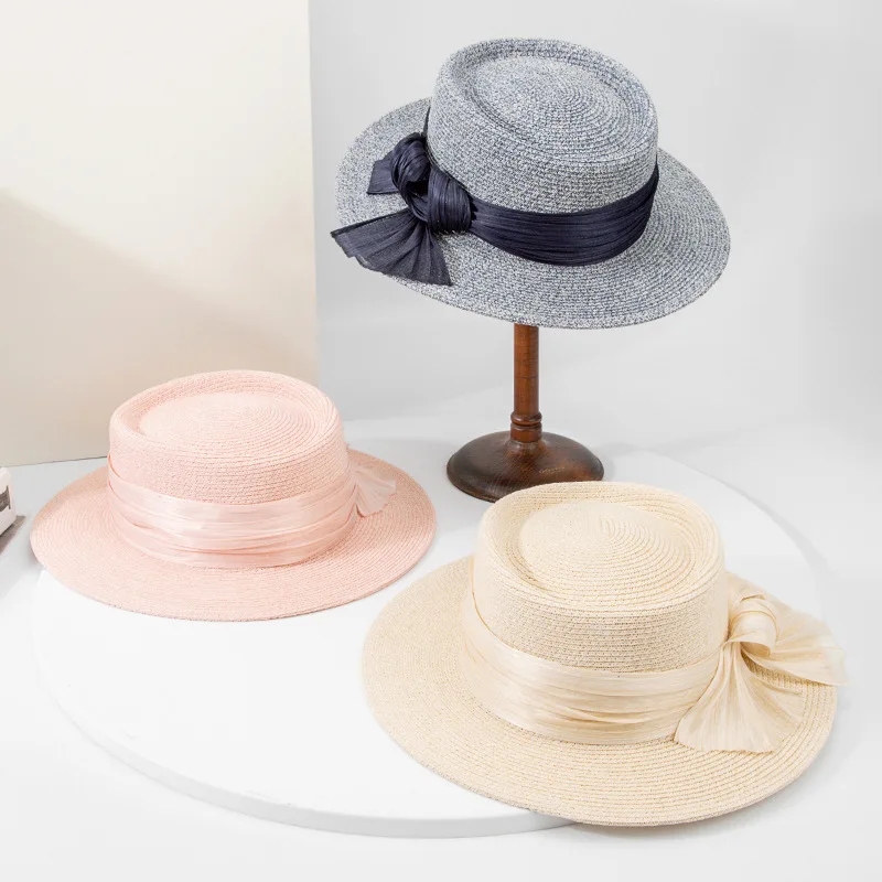 Pink Silk Linen Straw Hat for Women, Flat Brim Sun Hat & Dress Cap, Spring Summer New Elegant Fashion
Pink Silk Linen Straw Hat for Women, Flat Brim Sun Hat & Dress Cap, Spring Summer New Elegant Fashion