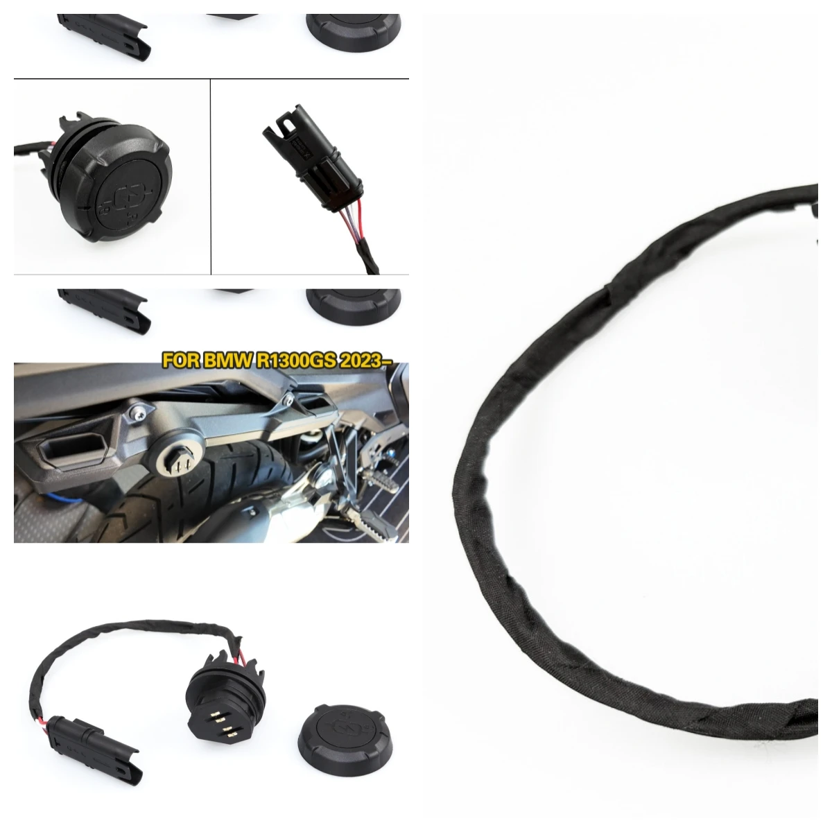 Motorcycle Accessories For BMW R1300GS GS1300 R 1300 GS 2023- Rear Luggage Rack with USB Charger
Motorcycle Accessories For BMW R1300GS GS1300 R 1300 GS 2023- Rear Luggage Rack with USB Charger