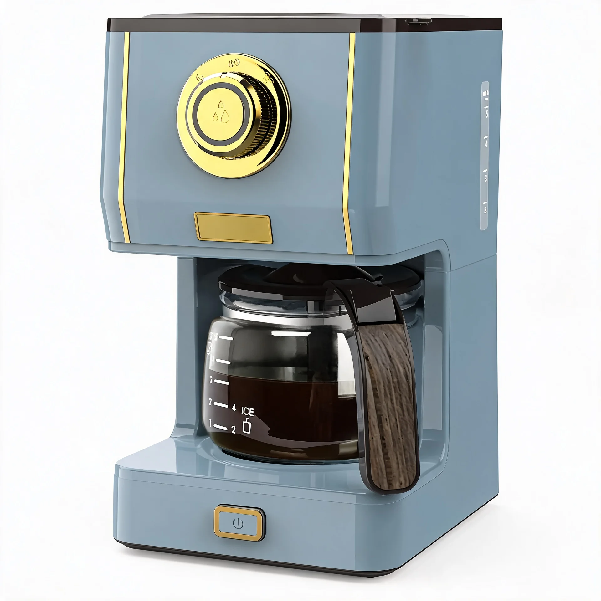 Coffee Maker, 5 Cup Coffee Pot with Three Brewing Modes, Retro Coffee Maker with Glass Carafe & Reusable Coffee Filter, Drip
Coffee Maker, 5 Cup Coffee Pot with Three Brewing Modes, Retro Coffee Maker with Glass Carafe & Reusable Coffee Filter, Drip