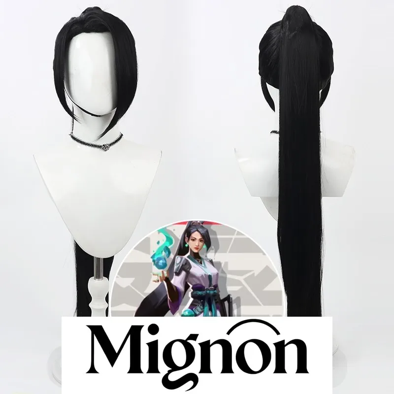 VALORANT Sage cosplay wig black detachable ponytail scalp Halloween gift
VALORANT Sage cosplay wig black detachable ponytail scalp Halloween gift