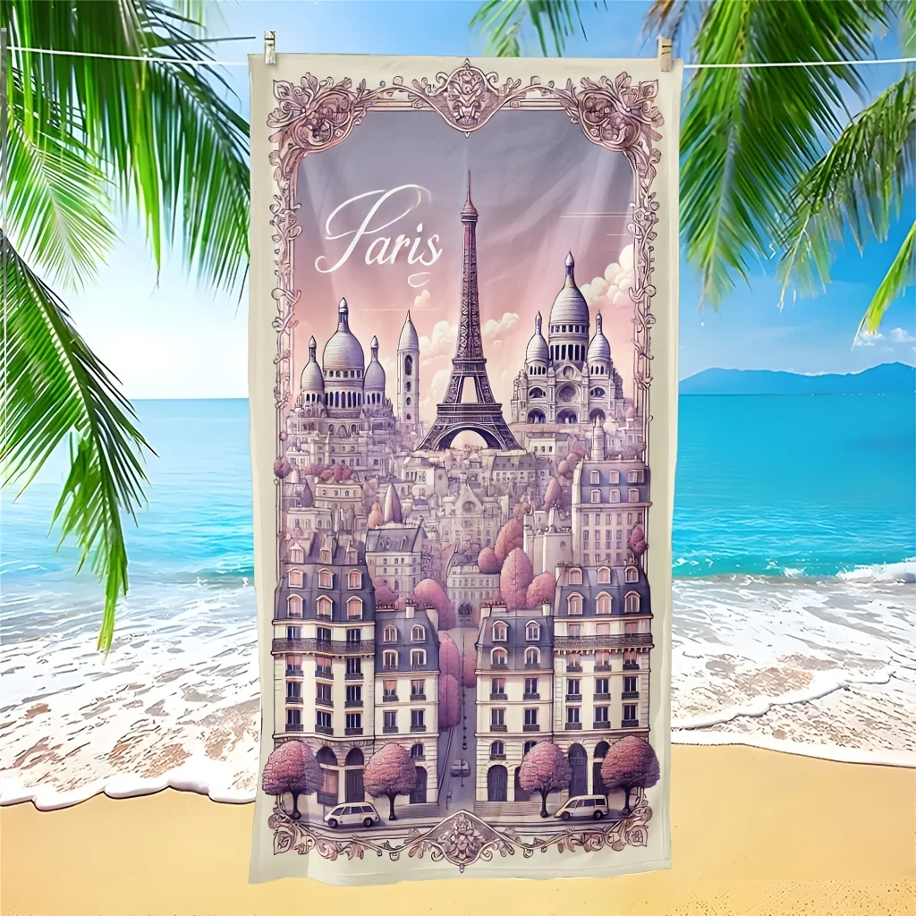1pc Beach Towel, Parisian Romantic Illustration, Birthday Wedding Theme Party Banner Supplies Photo Background
1pc Beach Towel, Parisian Romantic Illustration, Birthday Wedding Theme Party Banner Supplies Photo Background