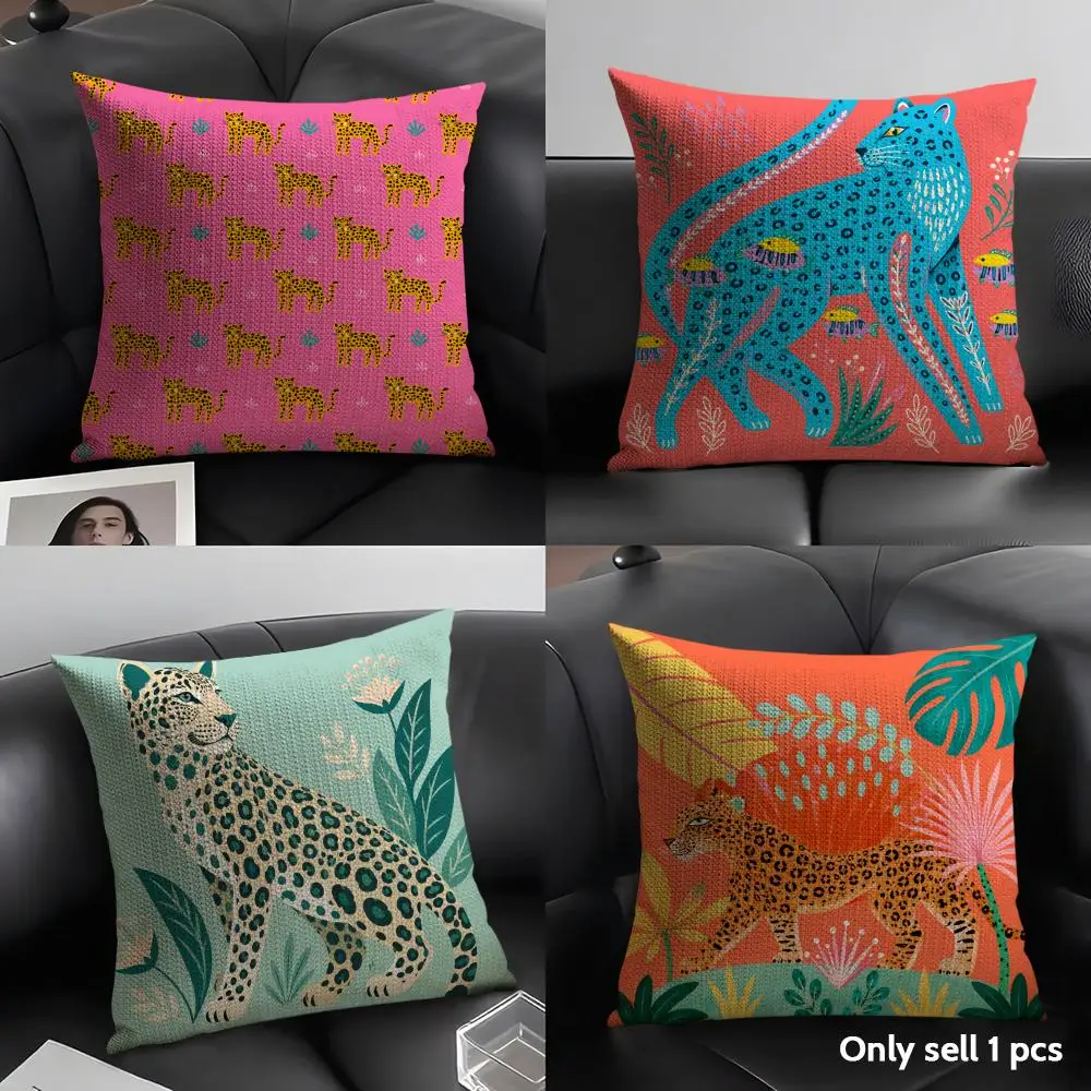 Geometric Animal Pattern Cushion Cover Organic Linen Soft Double-Sided Printing Breathable Pillow Case Gift for Home Decor
Geometric Animal Pattern Cushion Cover Organic Linen Soft Double-Sided Printing Breathable Pillow Case Gift for Home Decor