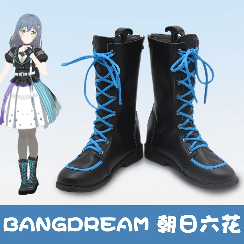 BanG Dream Asahi Rokka, обувь для косплея, ботинки в стиле аниме, Хэллоуин, карнавал, ботинки из искусственной кожи на заказ
BanG Dream Asahi Rokka, обувь для косплея, ботинки в стиле аниме, Хэллоуин, карнавал, ботинки из искусственной кожи на заказ