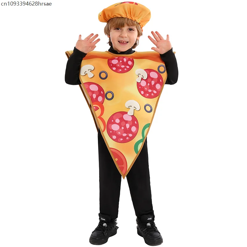 2025 New Arrival Italian Pepperoni Pizza Dress Up For Halloween Purim Carnival Outfit Precious Pizza Slice Costume for Kids
2025 New Arrival Italian Pepperoni Pizza Dress Up For Halloween Purim Carnival Outfit Precious Pizza Slice Costume for Kids