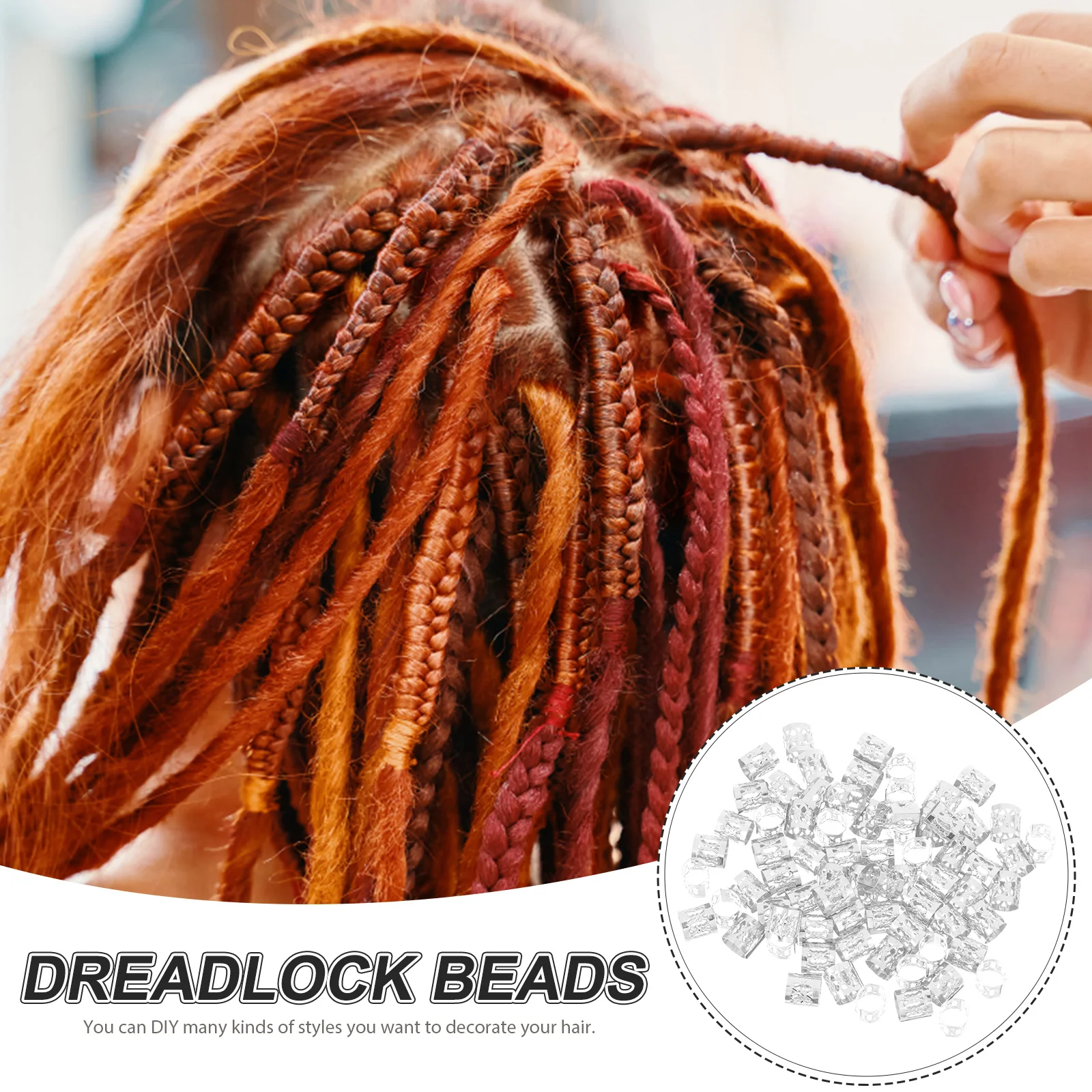 300pcs Hair Extension Ring Buckle Decoration Cuffs Braids Jewelry Iron Beads Dreadlock Accessories Braiding Pendants
300pcs Hair Extension Ring Buckle Decoration Cuffs Braids Jewelry Iron Beads Dreadlock Accessories Braiding Pendants