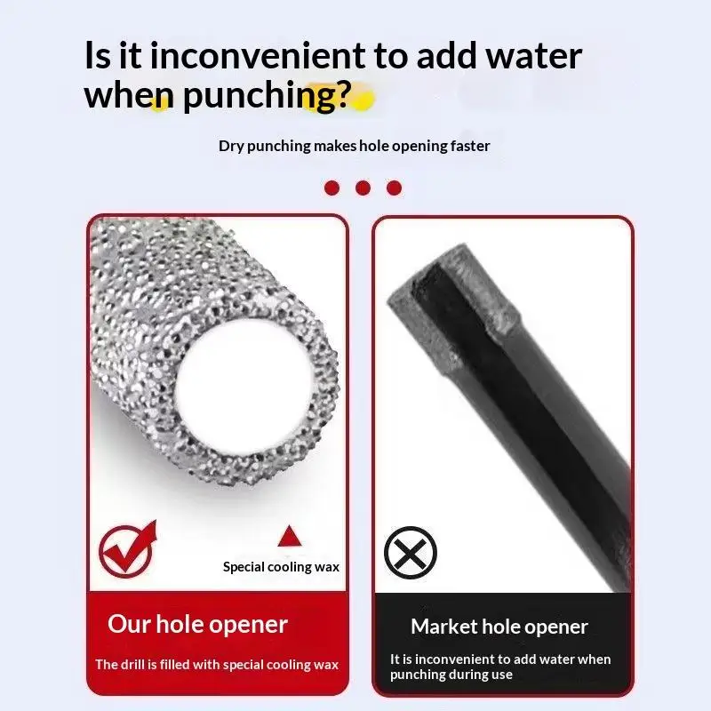 2Pcs 5-12mm Vacuum Brazed Dry Drill Bit Set - Dual-Purpose Dry/Wet Use For Porcelain/Granite/Tile/Marble Granite drilling bit
2Pcs 5-12mm Vacuum Brazed Dry Drill Bit Set - Dual-Purpose Dry/Wet Use For Porcelain/Granite/Tile/Marble Granite drilling bit