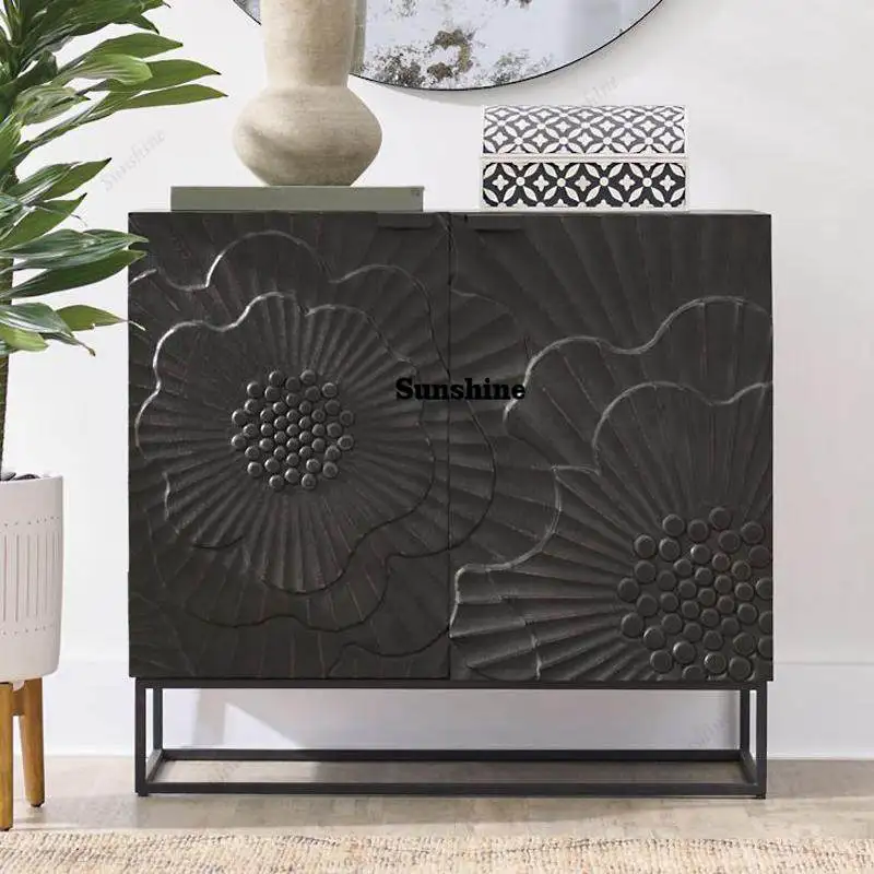 American vintage solid wood sideboard, storage cabinet, simple entryway
American vintage solid wood sideboard, storage cabinet, simple entryway