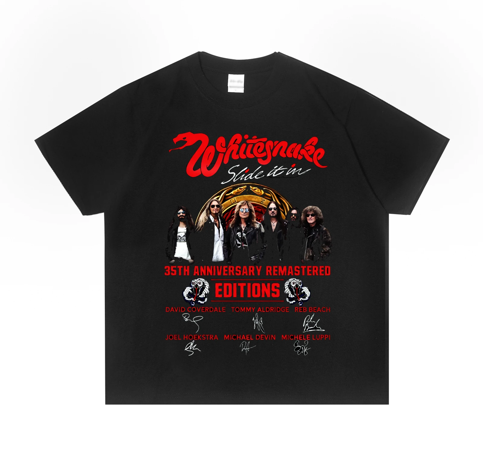 Футболка с принтом Whitesnake Rock, мужская и женская стильная повседневная трендовая футболка высокого качества для мотоцикла
Футболка с принтом Whitesnake Rock, мужская и женская стильная повседневная трендовая футболка высокого качества для мотоцикла