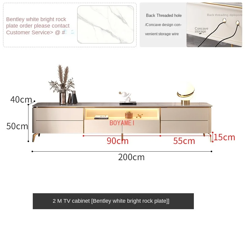 TV Cabinet Modern Simple Living Room Home Floor Cabinet Nordic Rock Plate Coffee Table TV Cabinet Combination Small Huxing
TV Cabinet Modern Simple Living Room Home Floor Cabinet Nordic Rock Plate Coffee Table TV Cabinet Combination Small Huxing