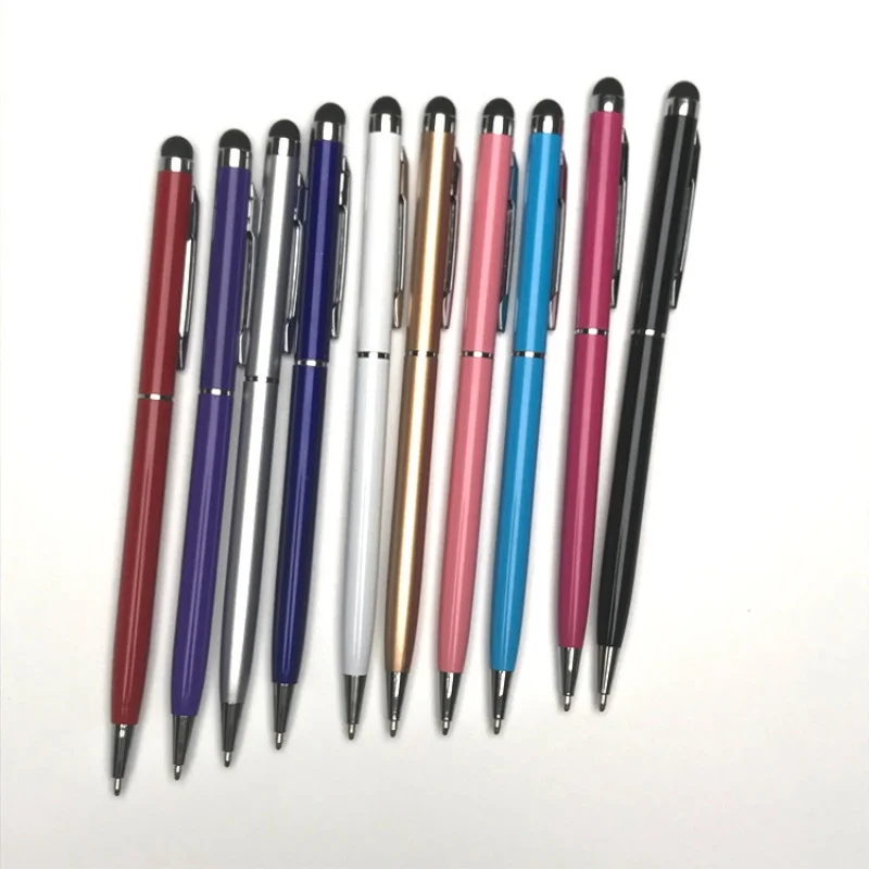 50 Pcs 13-color Metal 2-in-1 Stylus Universal Ballpoint Pen Custom Logo Text Engraving Office School Advertising Pen Wholesale
50 Pcs 13-color Metal 2-in-1 Stylus Universal Ballpoint Pen Custom Logo Text Engraving Office School Advertising Pen Wholesale