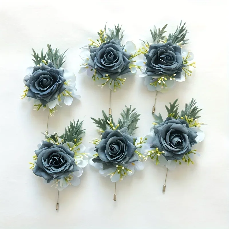 6 шт., бутоньерка для невесты, подружки невесты
6 шт., бутоньерка для невесты, подружки невесты