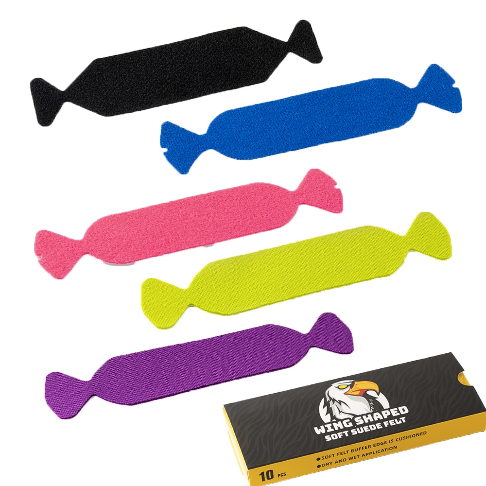 FOSHIO 30pcs Soft Fabric Felt Cloth for 10cm Plastic Vinyl Wrap Squeegees Hard Card Scraper Wing-Shaped Edge Protector Buffer
FOSHIO 30pcs Soft Fabric Felt Cloth for 10cm Plastic Vinyl Wrap Squeegees Hard Card Scraper Wing-Shaped Edge Protector Buffer
