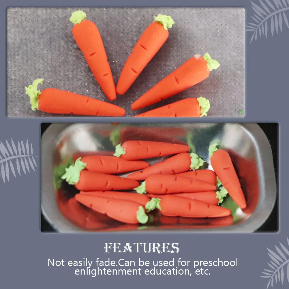 10Pcs Artificial Carrots Mini House Ornaments Resin Simulation Decorations for Party DIY Crafts Kitchen Home Use
10Pcs Artificial Carrots Mini House Ornaments Resin Simulation Decorations for Party DIY Crafts Kitchen Home Use