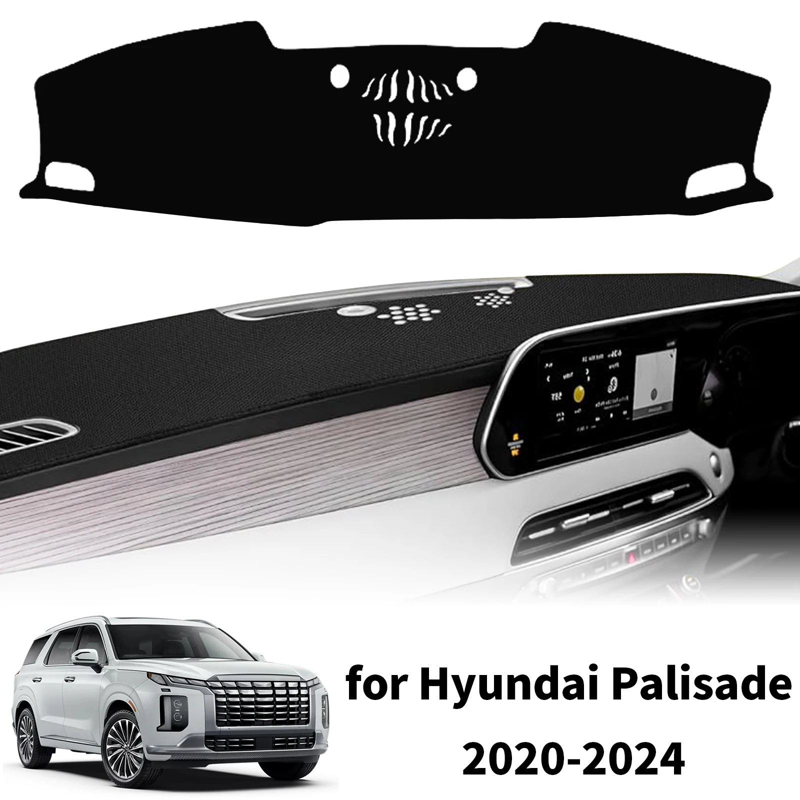 for Hyundai Palisade 2020-2024 LX2 Custom Fit Car Dashboard Cover Sunshade Dash Mat Anti‑Slip Dashmat Protector Pad Accessories
for Hyundai Palisade 2020-2024 LX2 Custom Fit Car Dashboard Cover Sunshade Dash Mat Anti‑Slip Dashmat Protector Pad Accessories