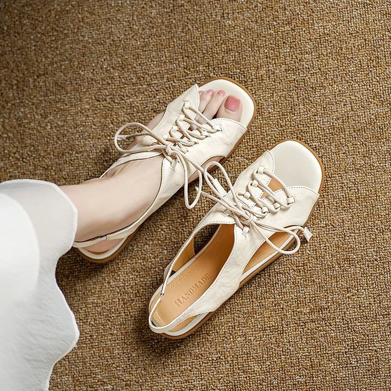 Fashion Women Summer Sandals Comfortable Flats Concise Genuine Leather Open Toe Pumps Office Party Dress Shoes Size 34-40
Fashion Women Summer Sandals Comfortable Flats Concise Genuine Leather Open Toe Pumps Office Party Dress Shoes Size 34-40