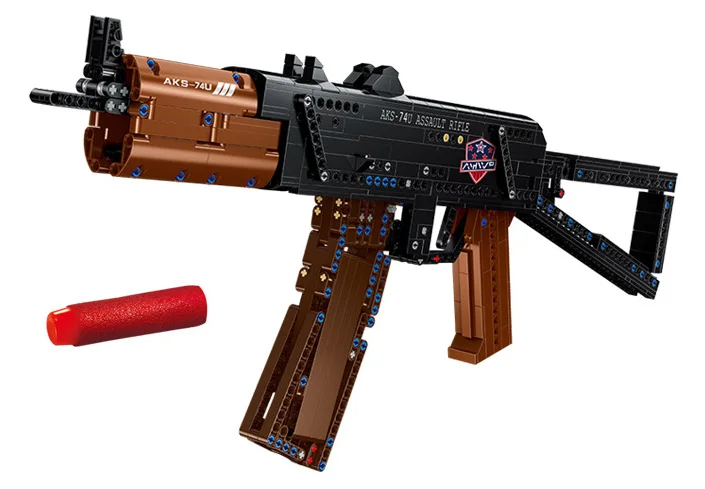 881PCS Bricks AKS-74U the Building Gun series of building block sets QL0451 For Children Toy
881PCS Bricks AKS-74U the Building Gun series of building block sets QL0451 For Children Toy
