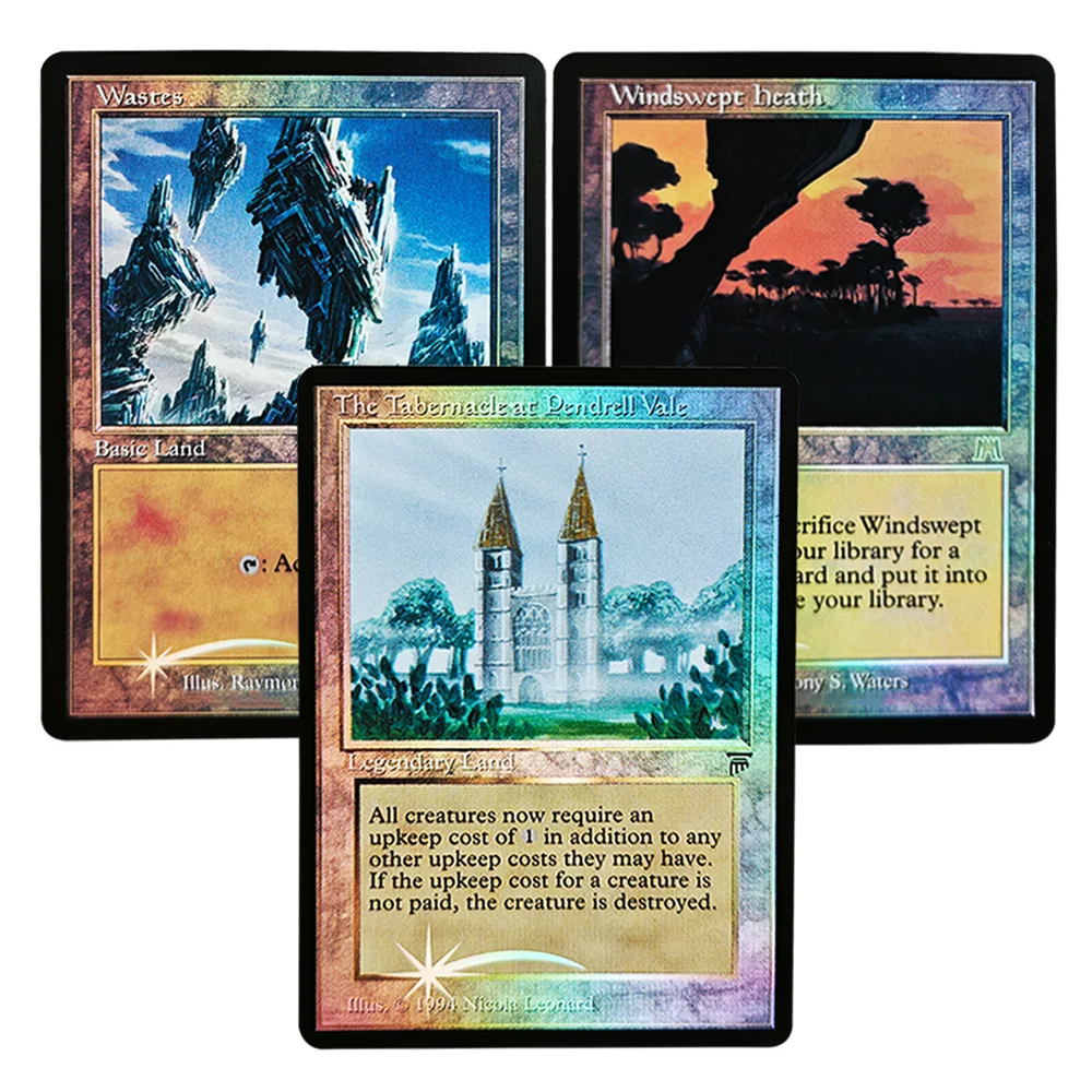 TCG Rare Magical Foil Game Collection Cards Windswept heath/Wastes/The Tabernacle at Pendreeell Vale-Toys Hobby Boys Gifts
TCG Rare Magical Foil Game Collection Cards Windswept heath/Wastes/The Tabernacle at Pendreeell Vale-Toys Hobby Boys Gifts