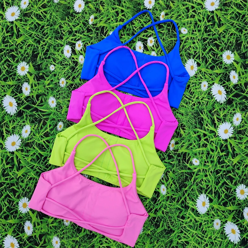 Solid Color Sports Bra Yoga Bra Gym Women Sports Underwear Breathable Cross Beauty Back Fashion Sexy Hot Girls Fitness Underwear
Solid Color Sports Bra Yoga Bra Gym Women Sports Underwear Breathable Cross Beauty Back Fashion Sexy Hot Girls Fitness Underwear