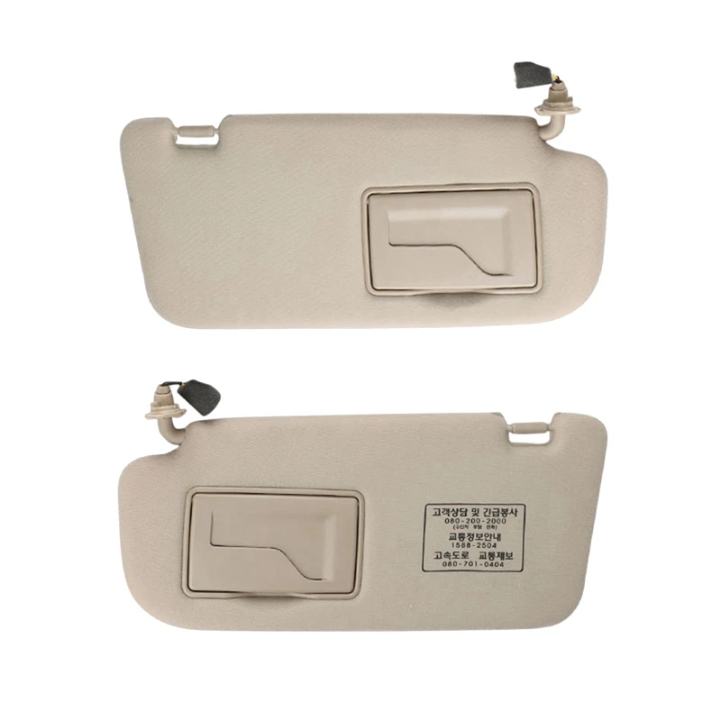 1Pair Beige Sun Visor Sunshade Mirror Parts 85201-2G010J7 852022G010J7 For Kia Optima Magentis 2006-2010 Car Sun Shield LH+RH
1Pair Beige Sun Visor Sunshade Mirror Parts 85201-2G010J7 852022G010J7 For Kia Optima Magentis 2006-2010 Car Sun Shield LH+RH