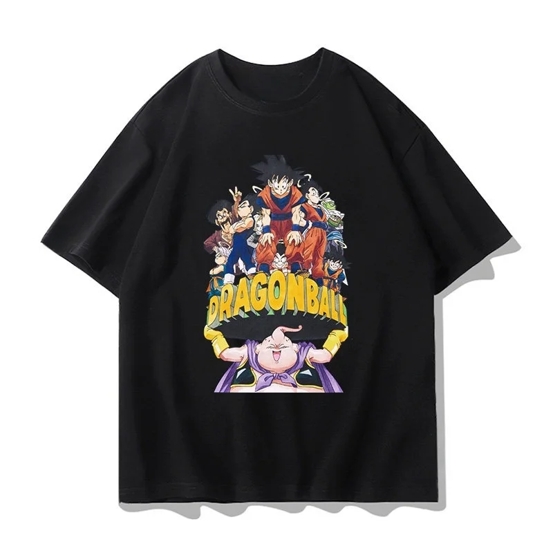 Футболка хлопковая с коротким рукавом для мальчиков 2026 Dragon Ball с Гоку и Вегетой, дышащая и комфортная
Футболка хлопковая с коротким рукавом для мальчиков 2026 Dragon Ball с Гоку и Вегетой, дышащая и комфортная