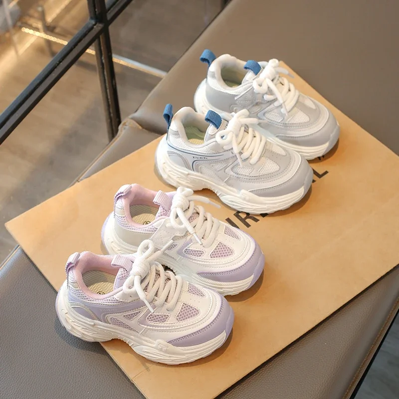 Students Sneakers Mesh Breathable Kids Running Shoes Thick Soft Sole 2025 New Fashion Children Sports Shoes Non-slip Comfortable
Students Sneakers Mesh Breathable Kids Running Shoes Thick Soft Sole 2025 New Fashion Children Sports Shoes Non-slip Comfortable