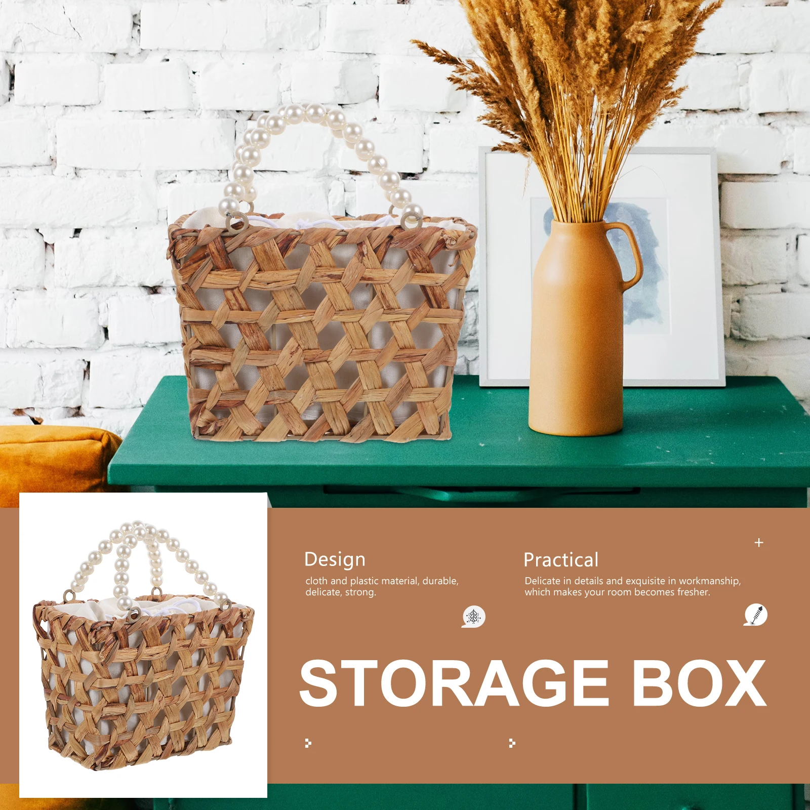 Woven Basket Storage Baskets Kitchen Manual for Pantry Gifting Fruit Cloth Hand-woven Shopping
Woven Basket Storage Baskets Kitchen Manual for Pantry Gifting Fruit Cloth Hand-woven Shopping